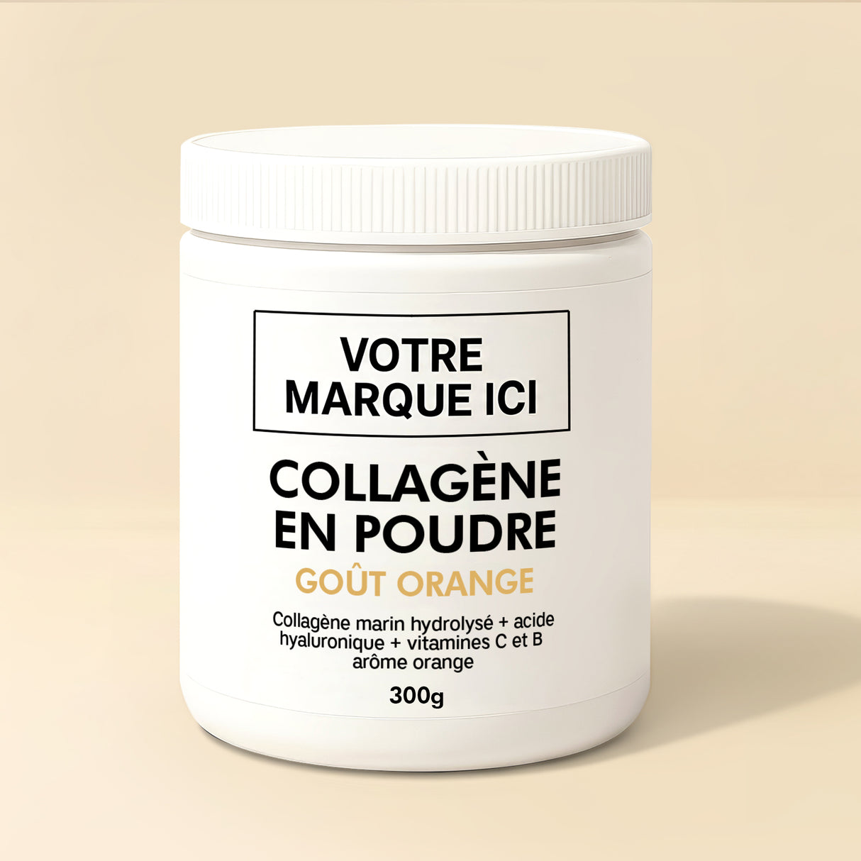 Collagène en Poudre (Goût Orange)