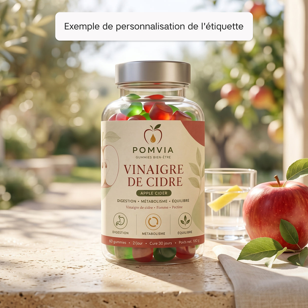 Gummies Vinaigre de cidre & Gingembre
