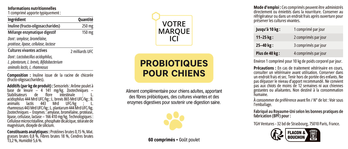 Probiotiques pour chien