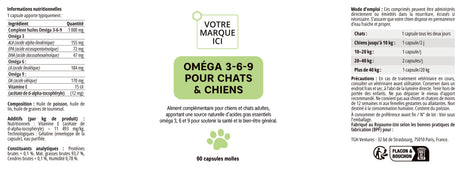 Omega 3-6-9 pour chien