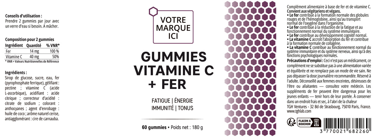 Gummies Fer & Vitamine C