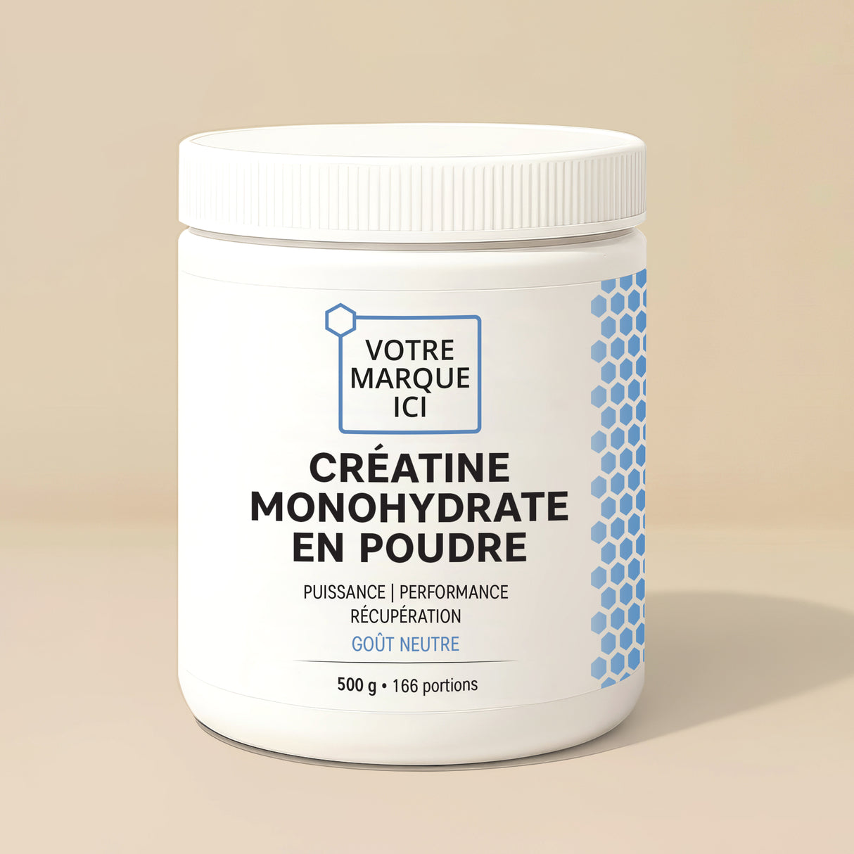 Créatine Monohydrate en poudre 500g