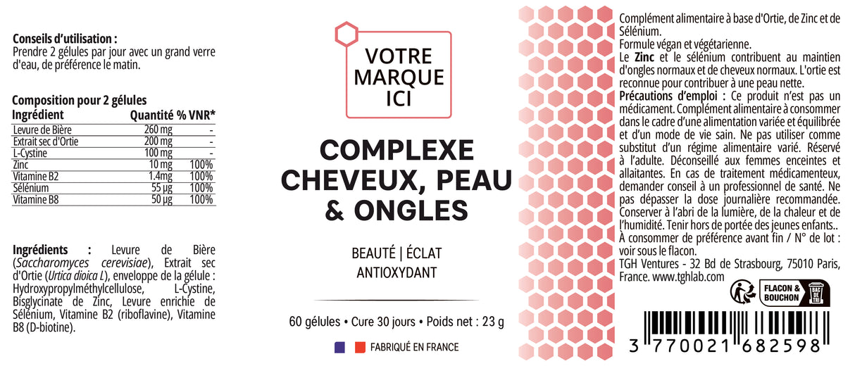 Complexe Cheveux, Peau & Ongles